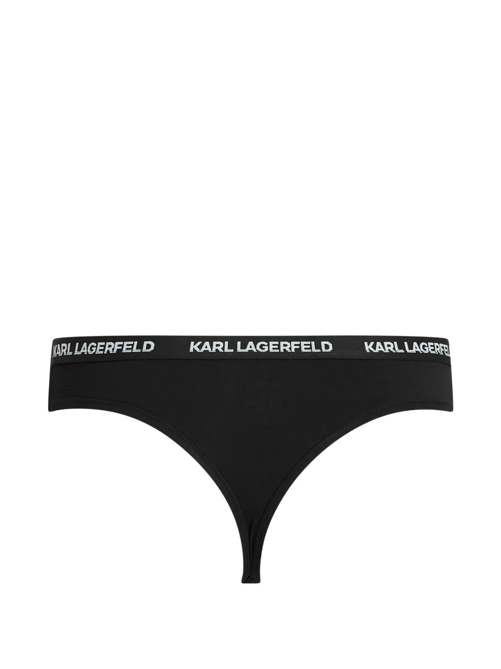 Karl Lagerfeld logo thong multiband (pack of seven) Zwart