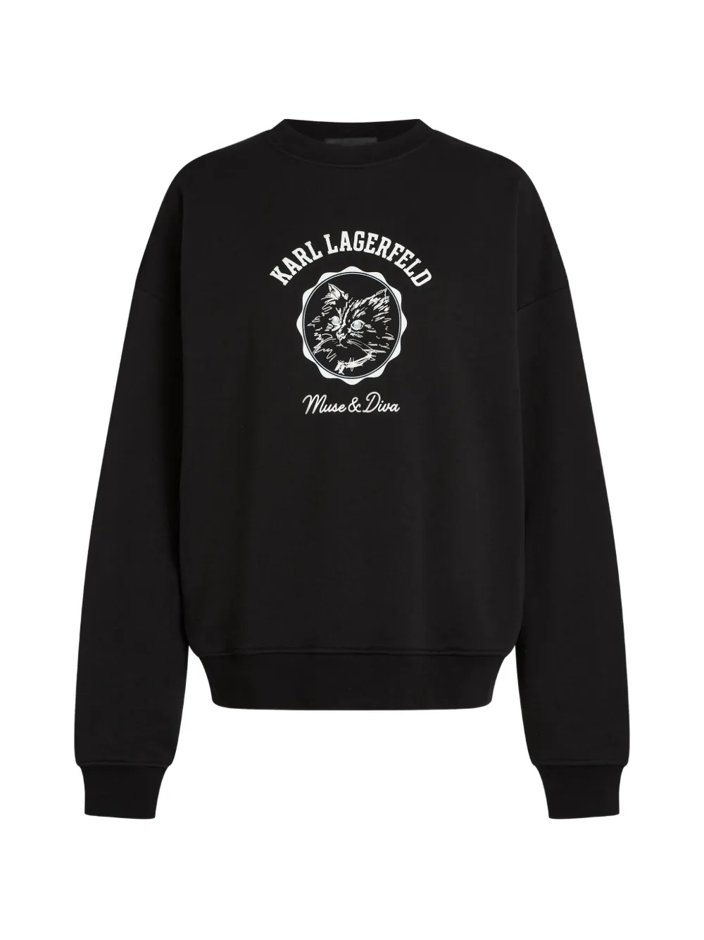 Karl Lagerfeld Ikon Choupette Muse sweatshirt - Schwarz
