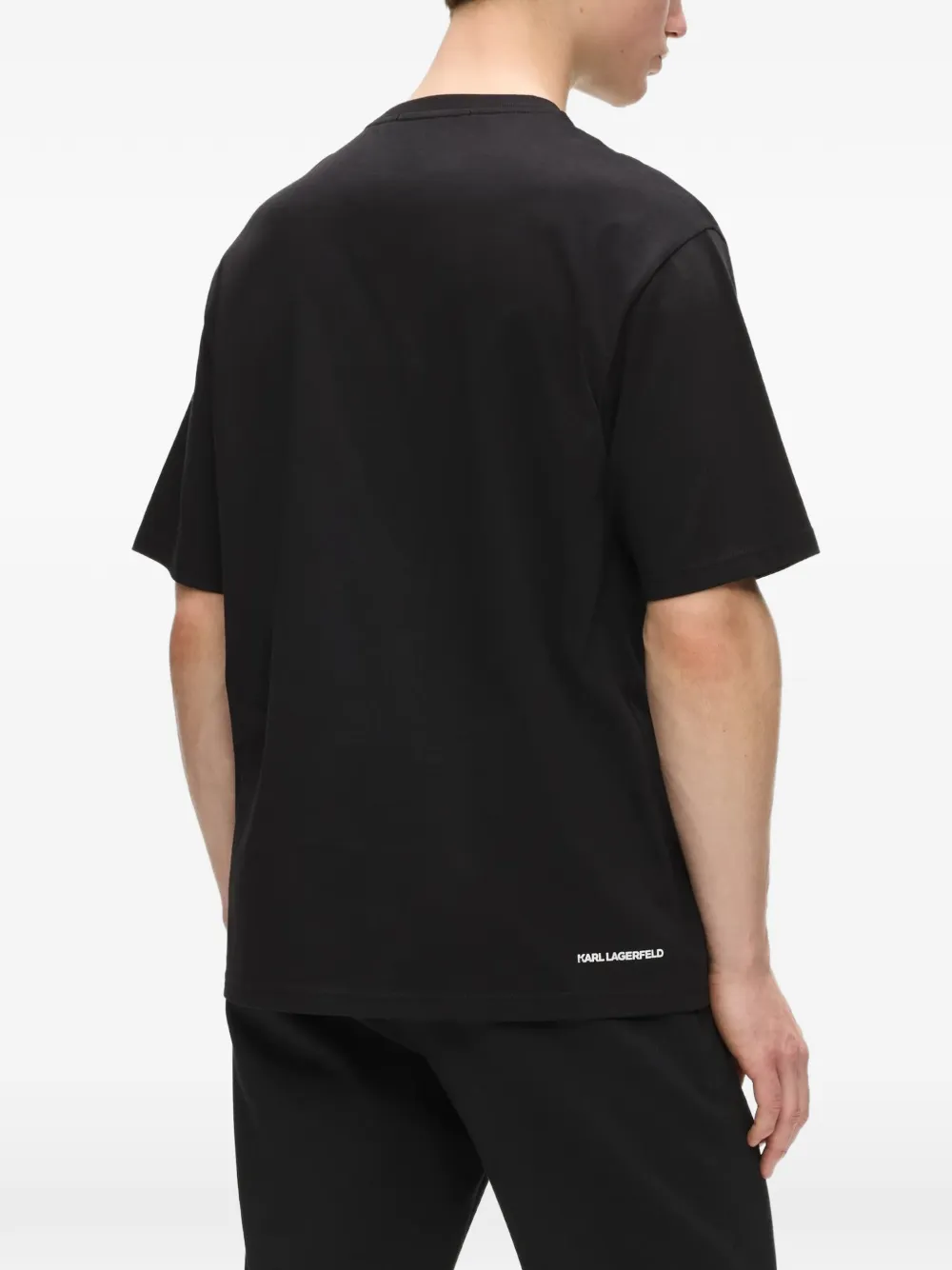 Karl Lagerfeld Après Ski Club T-shirt Zwart