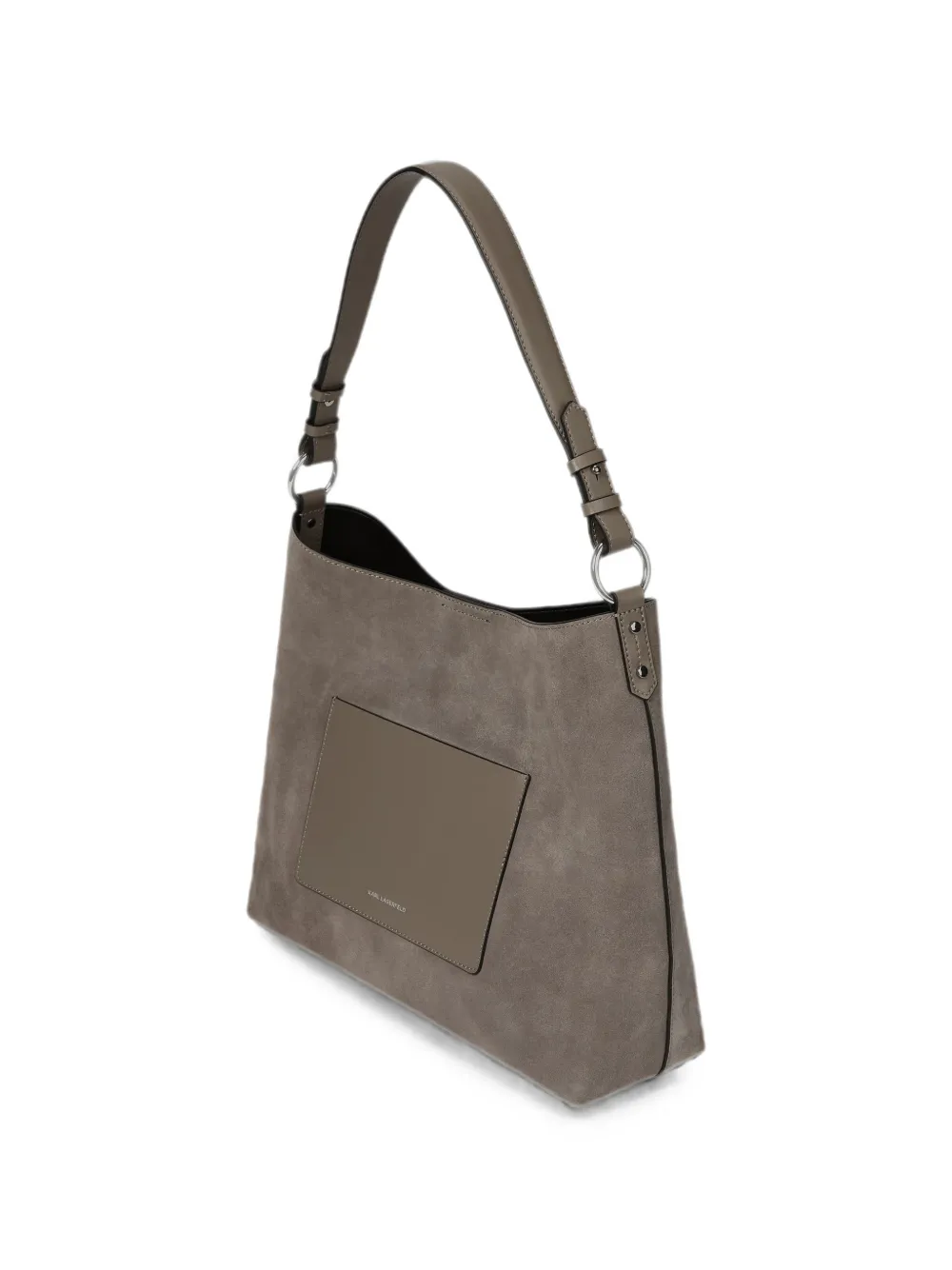 Karl Lagerfeld K Daily suède tas Grijs