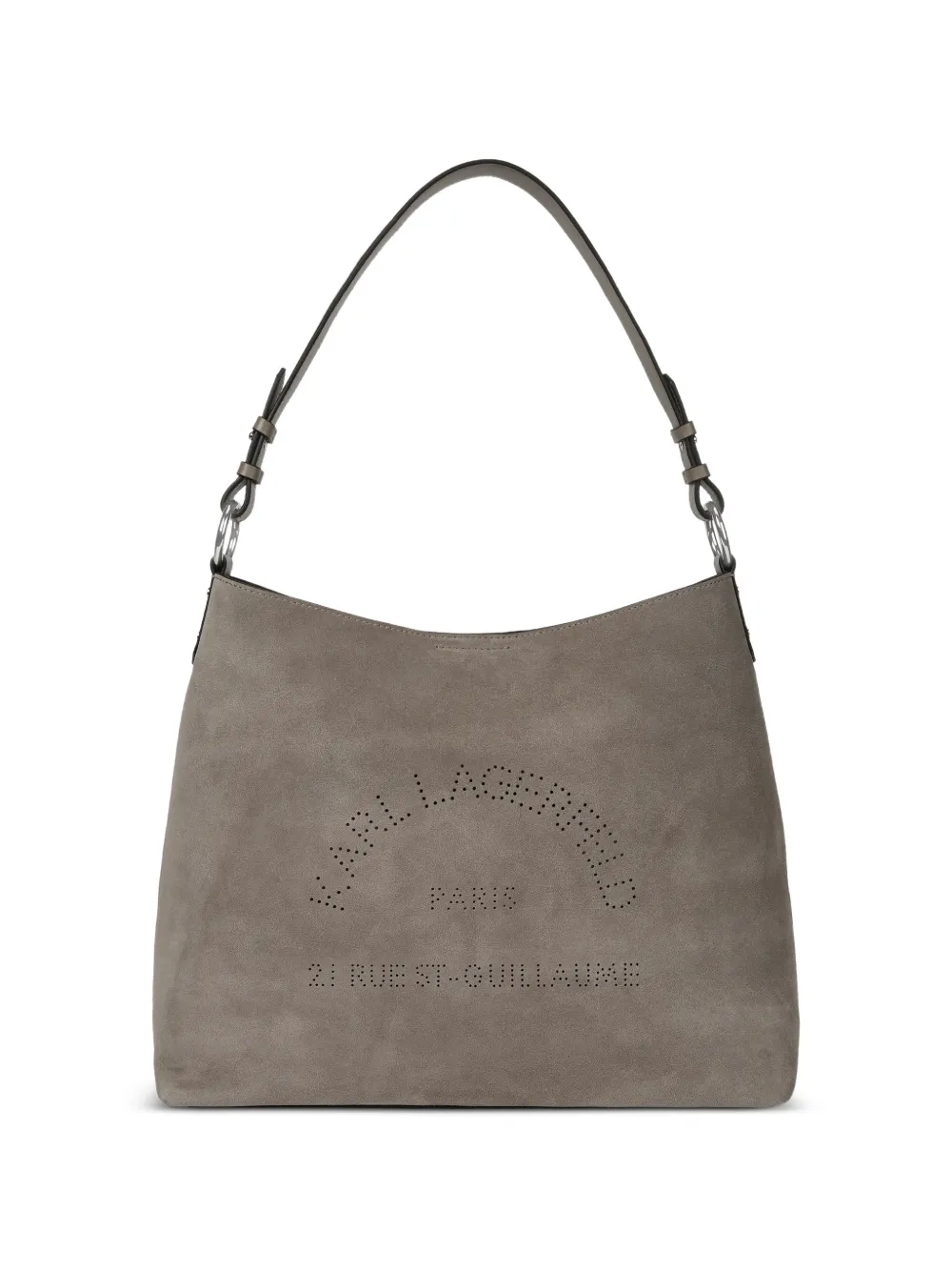 Karl Lagerfeld Borsa K/Daily in pelle scamosciata - Grigio