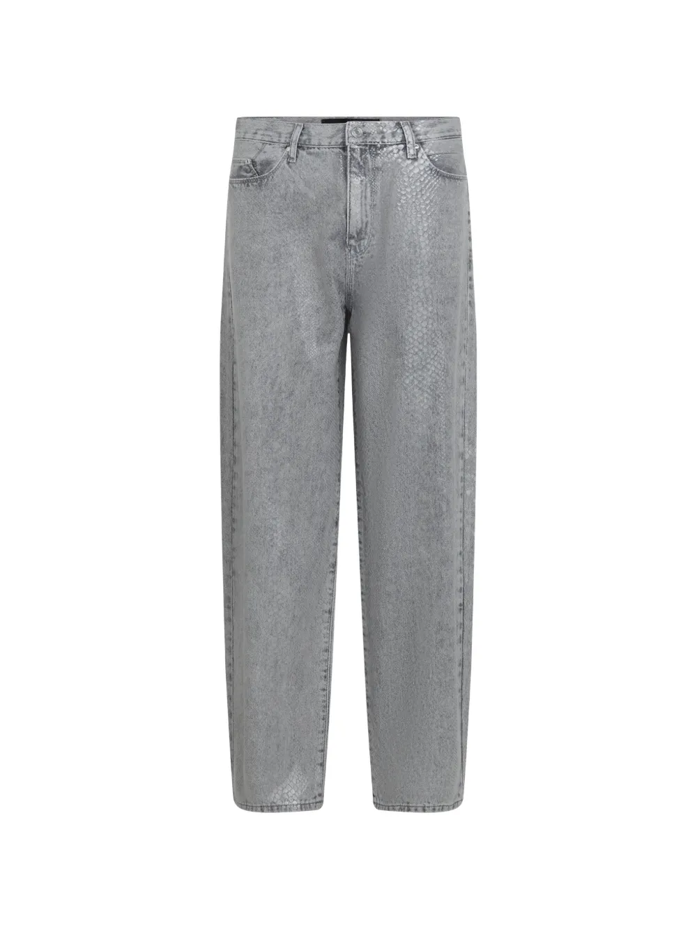 Karl Lagerfeld Beschichtete Python-Jeans - Grau