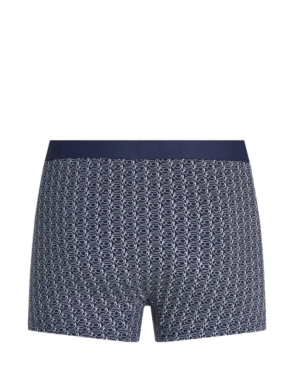 Karl Lagerfeld Drie Ikon boxershorts met patch Blauw
