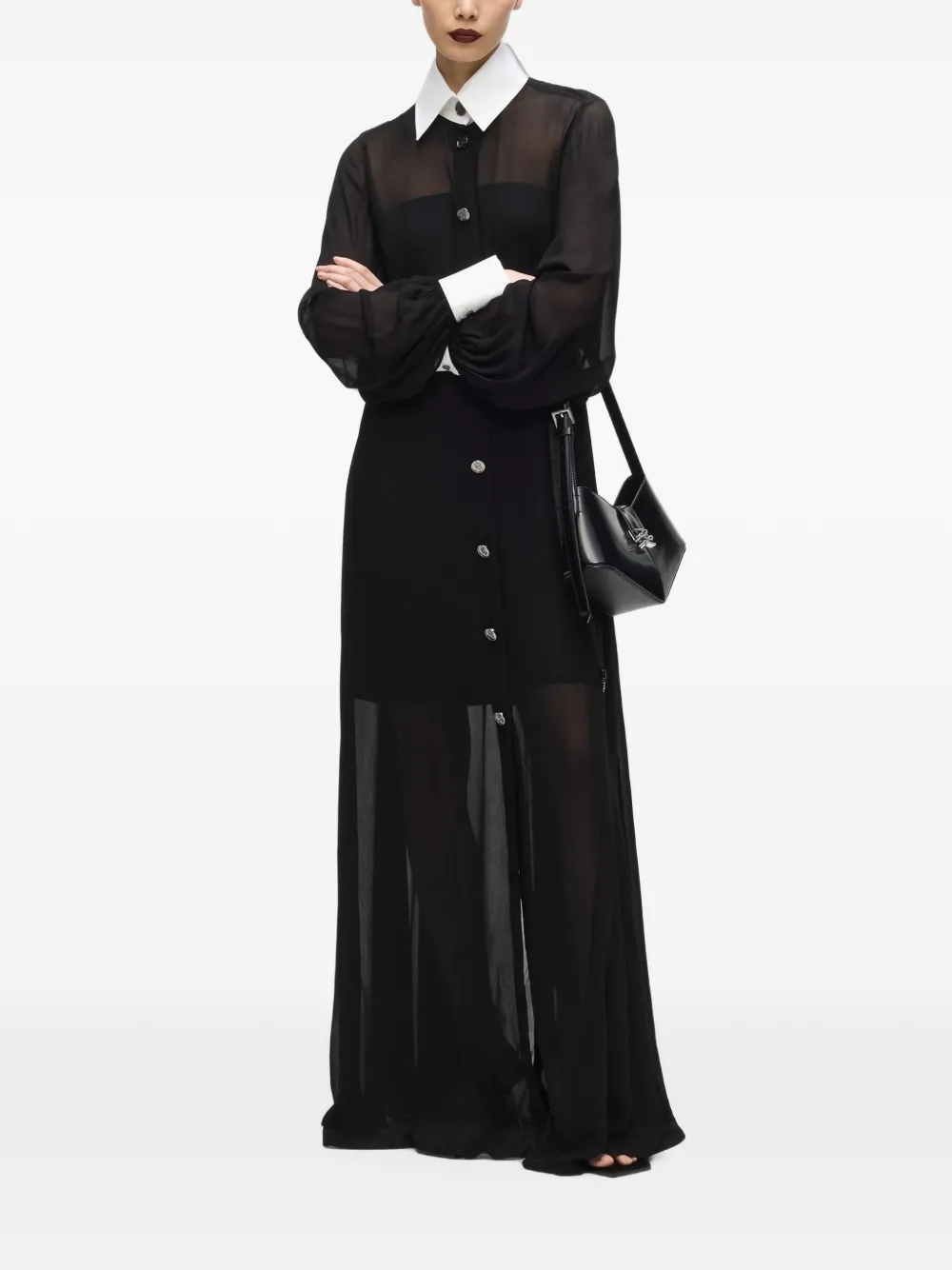 Karl Lagerfeld Karl Studio maxi-jurk Zwart