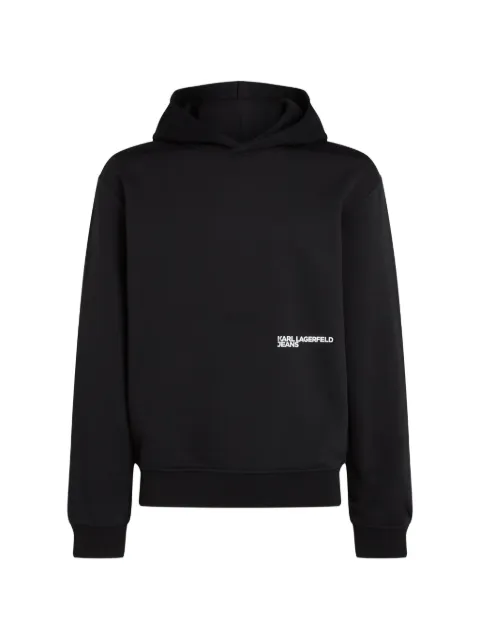 Karl Lagerfeld Jeans hoodie con logo estampado