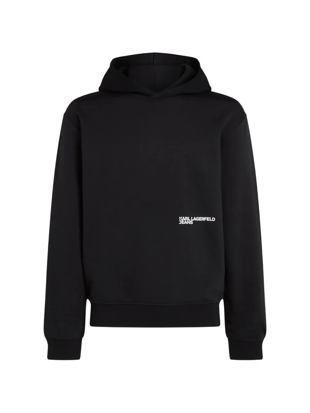 Karl Lagerfeld Jeans logo-print hoodie - Nero