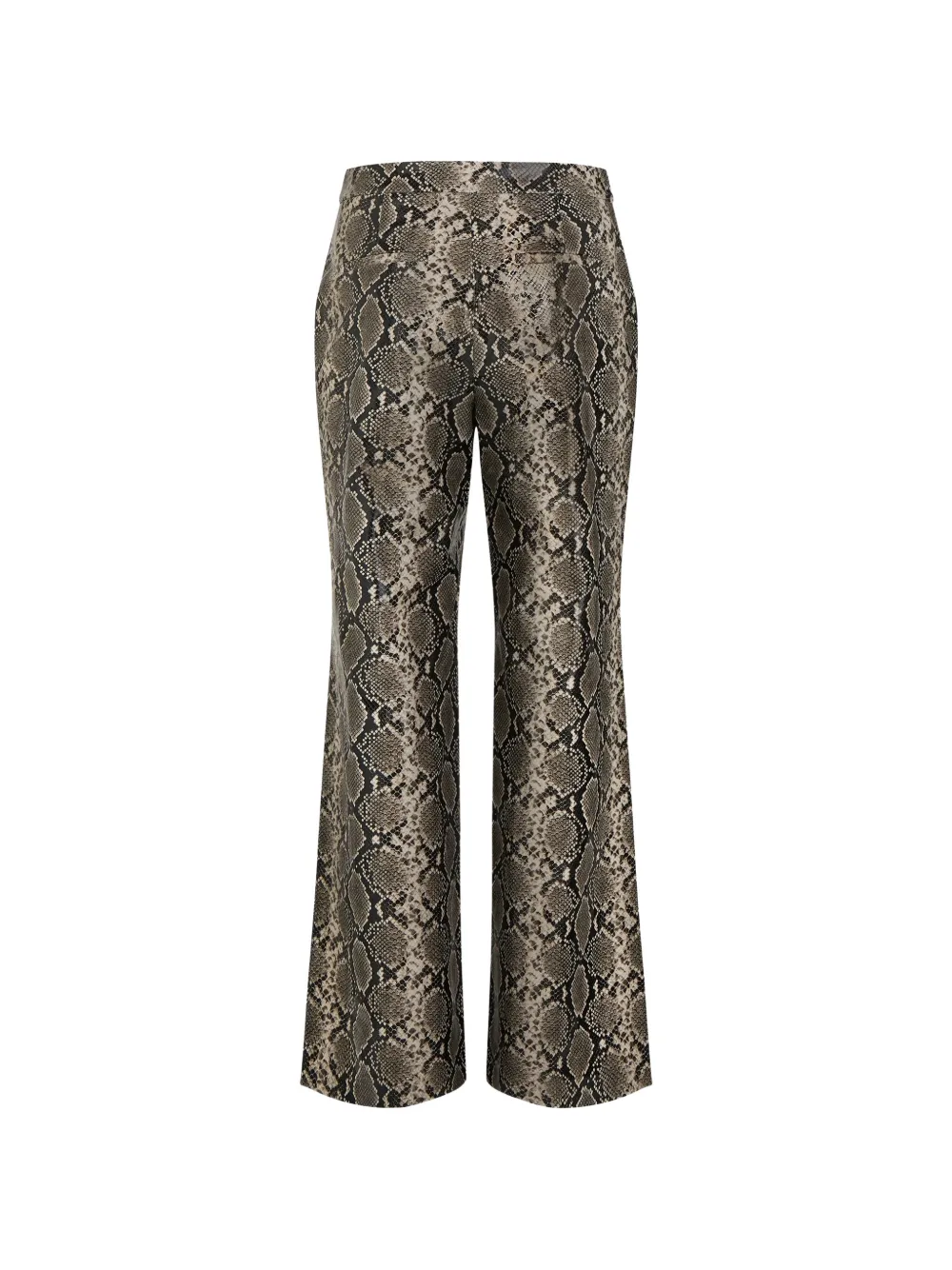 Karl Lagerfeld Flared broek met python-effect Beige