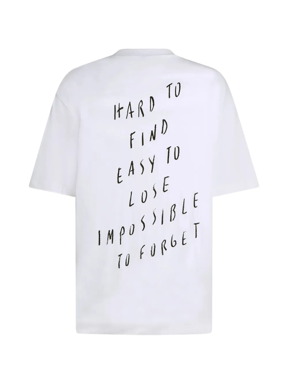 Karl Lagerfeld Jeans x Pietro Terzini ruimvallend T-shirt Wit