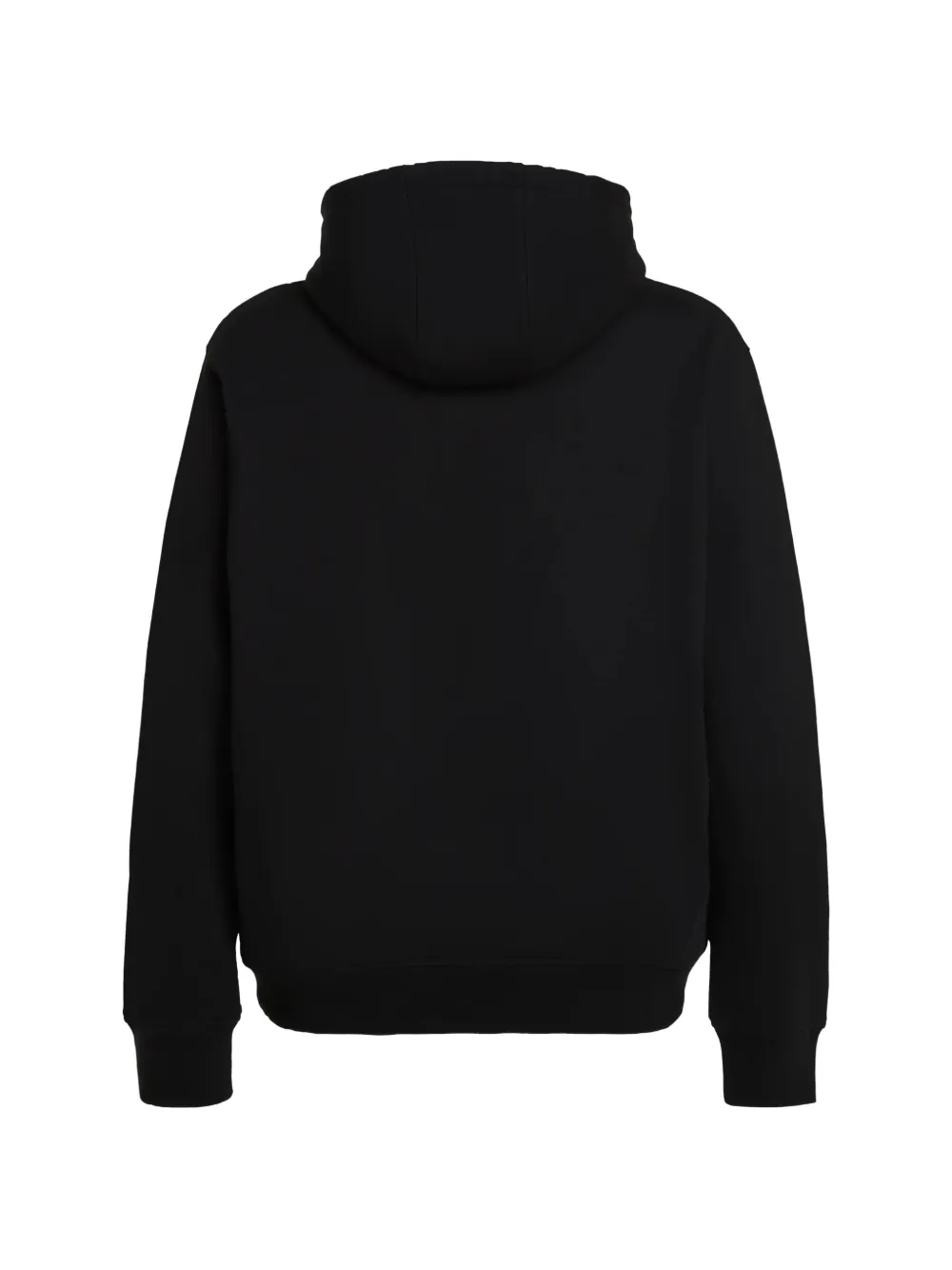 Karl Lagerfeld Ikon hoodie met halve rits Zwart