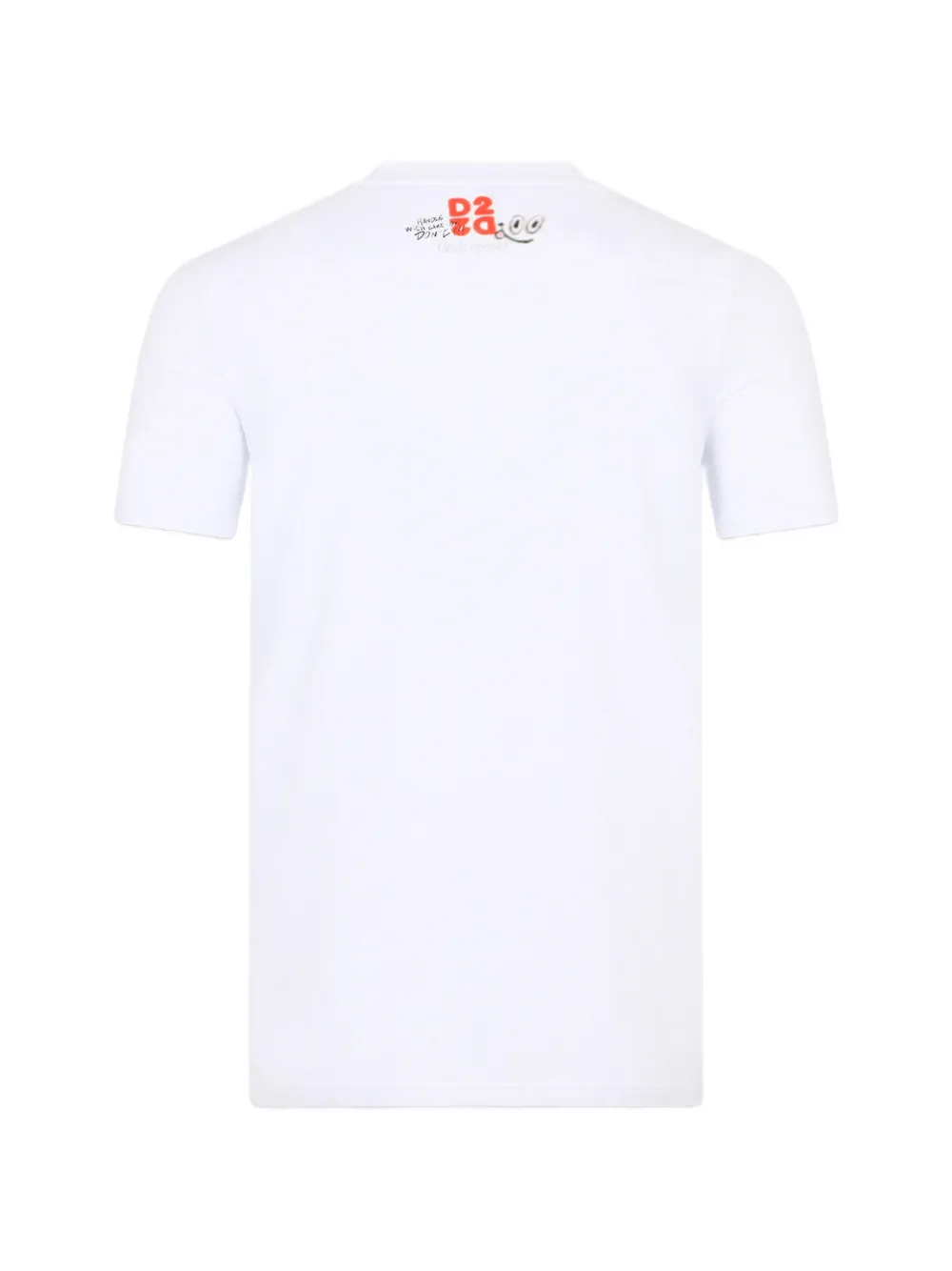 DSQUARED2 graffiti crewneck T-shirt Wit