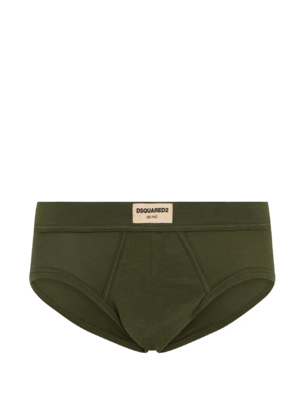 DSQUARED2 logo-detail briefs - Grün