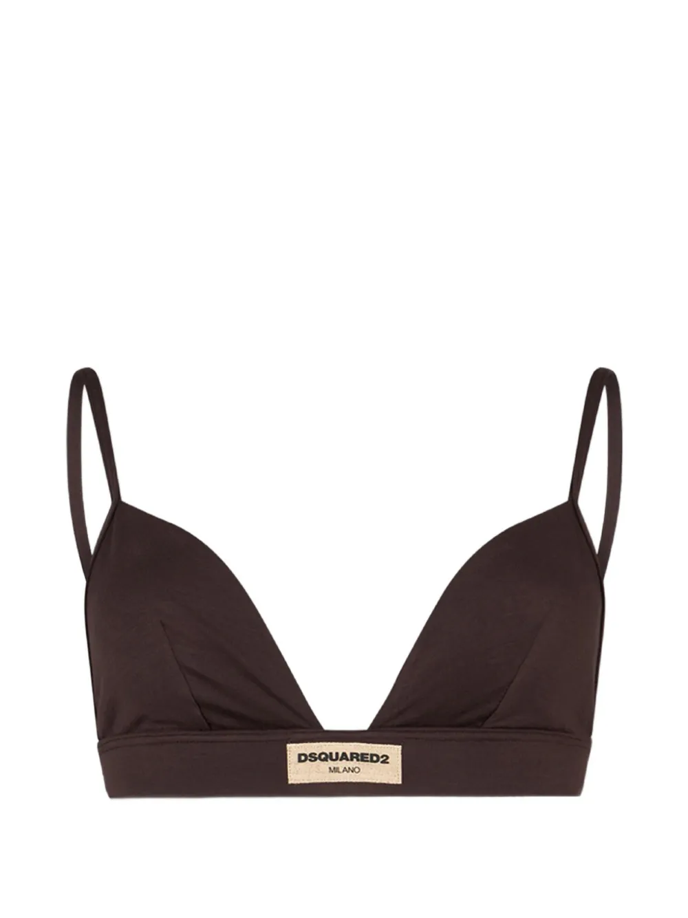 Dsquared2 Triangle Bra In Brown