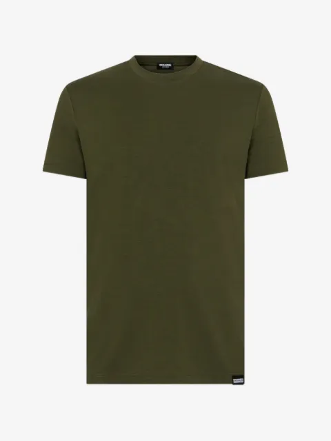DSQUARED2 playera con cuello redondo