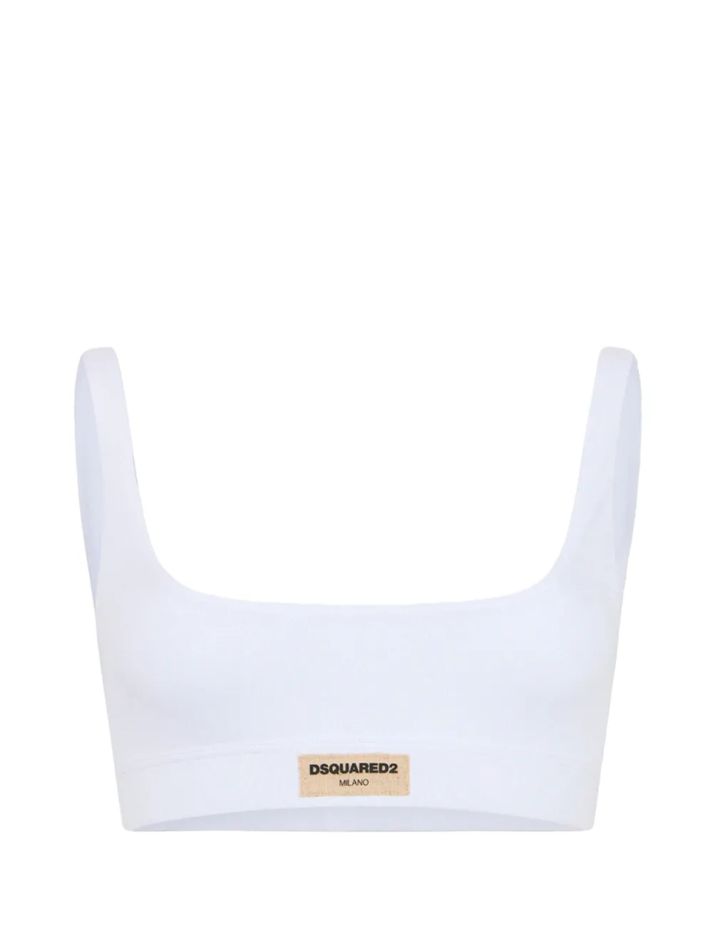 Dsquared2 Logo-detail Bralette In White