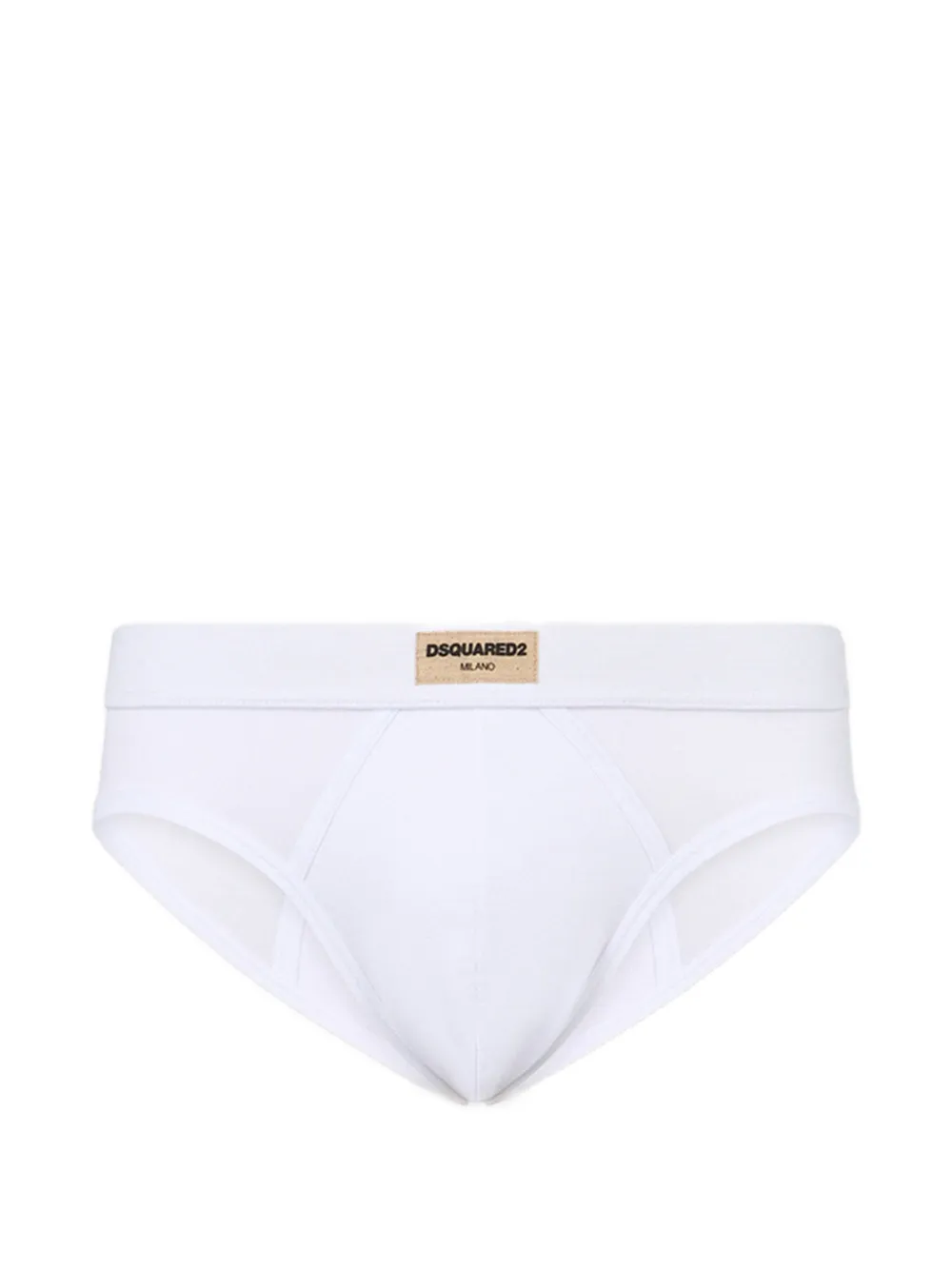 DSQUARED2 logo-embroidered briefs - Weiß