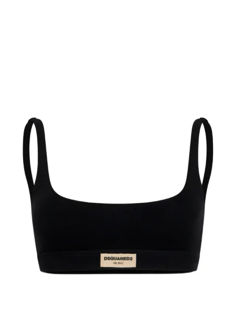 DSQUARED2 logo label bralette