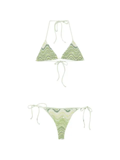 MC2 Saint Barth sequin-embellished zig-zag bikini