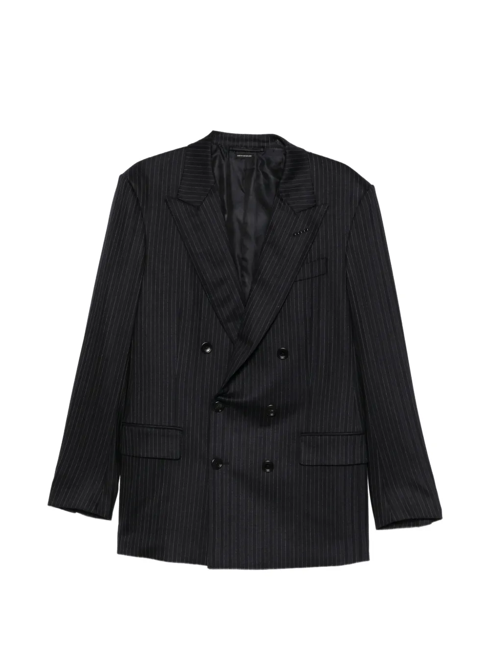 TOM FORD pinstriped double-breasted suit - Blu