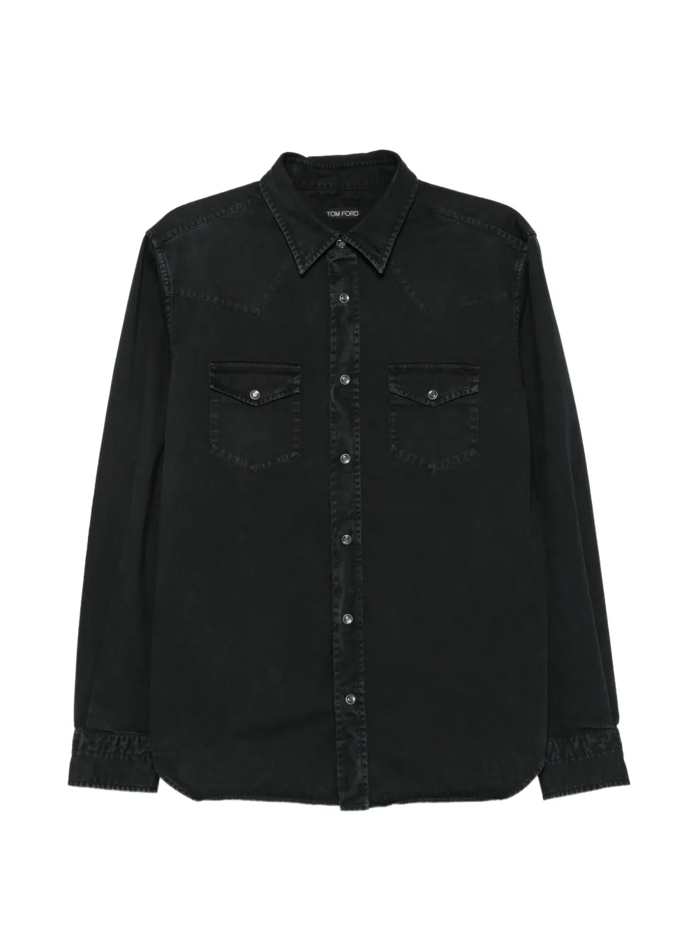 TOM FORD western-style denim shirt - Nero