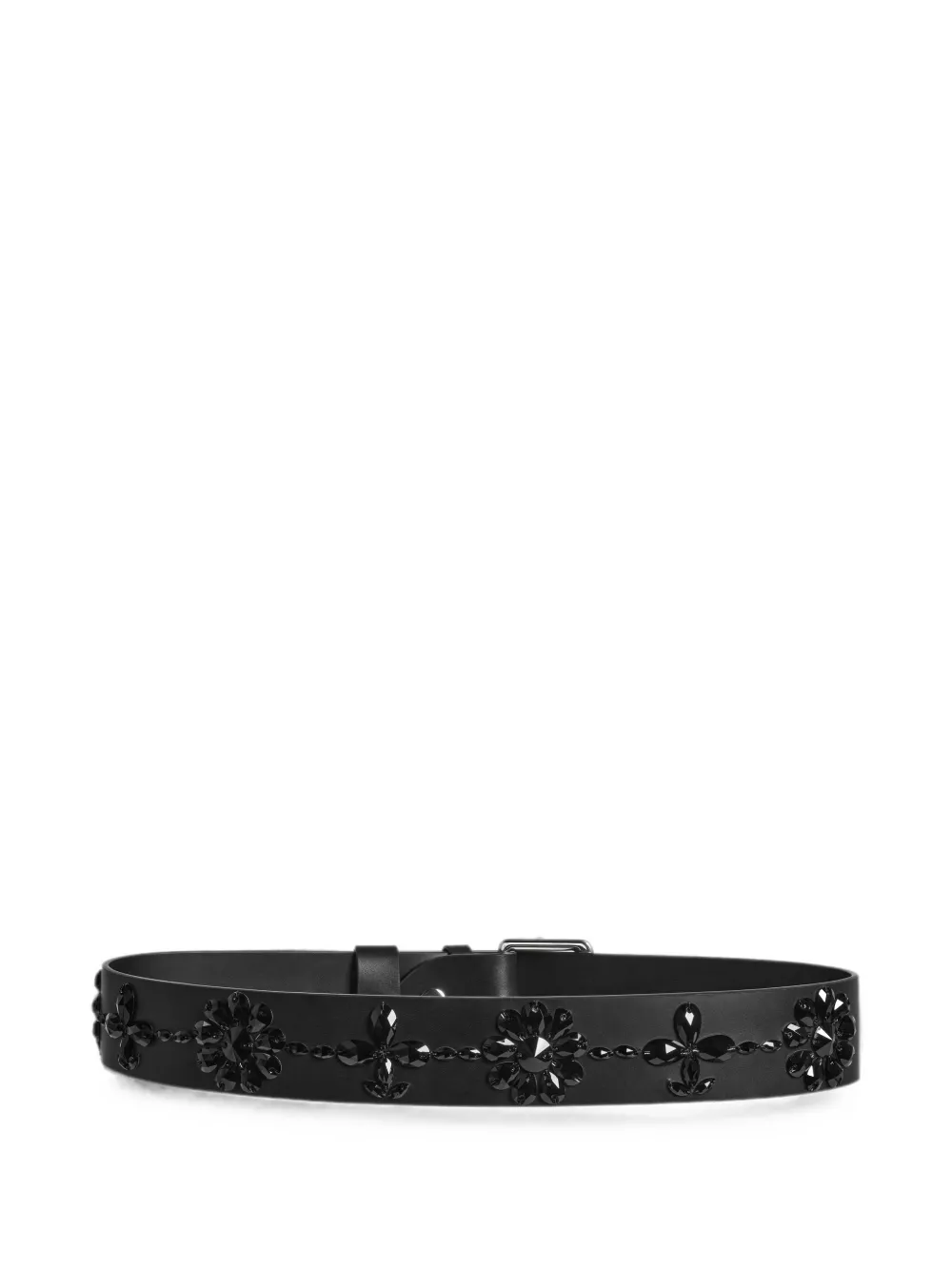 Simone Rocha Leren riem Zwart