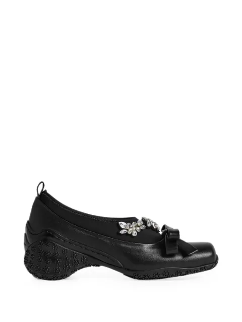 Simone Rocha pearl-embellished bow pumps