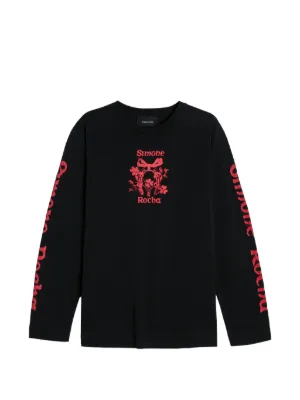 Givenchy Patchwork long-sleeve T-shirt | Black | FARFETCH
