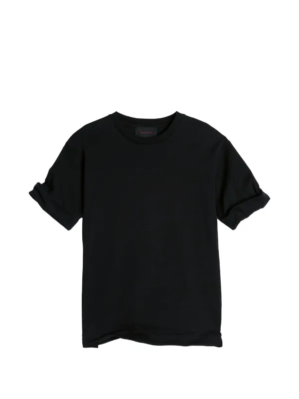 Simone Rocha Fitted Wired Turn-up T-shirt in Black