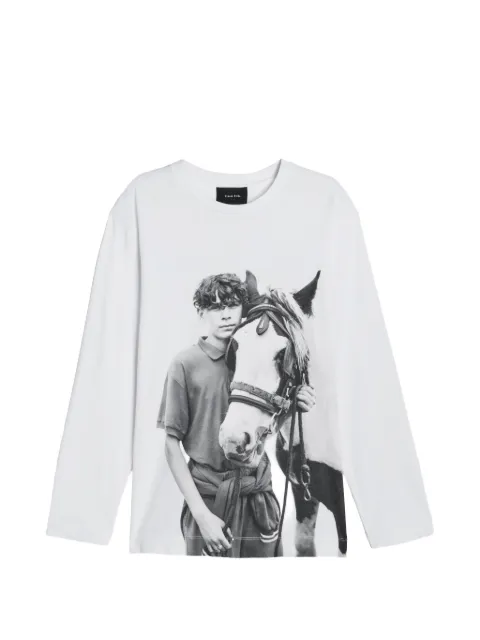Simone Rocha Pony Kids print long-sleeve T-shirt