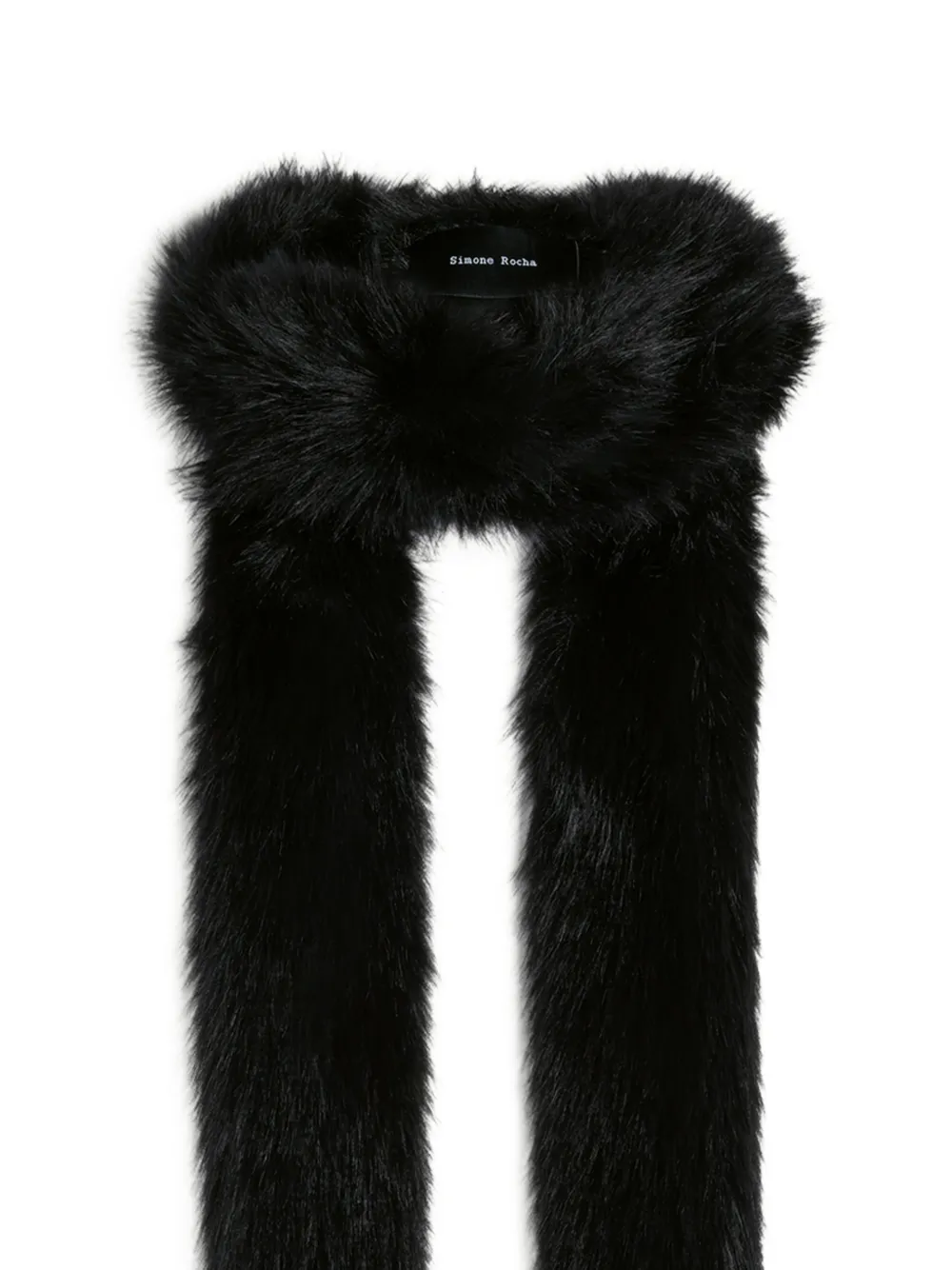 Simone Rocha Skinny Scarf in Black, view 2