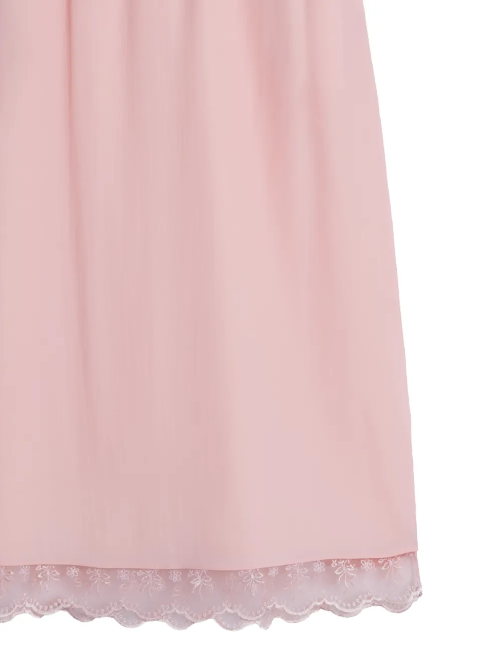 Simone Rocha Negligee midi-rok met kanten afwerking Roze