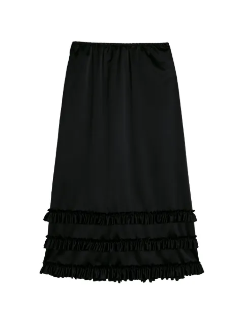 Simone Rocha falda midi con volantes