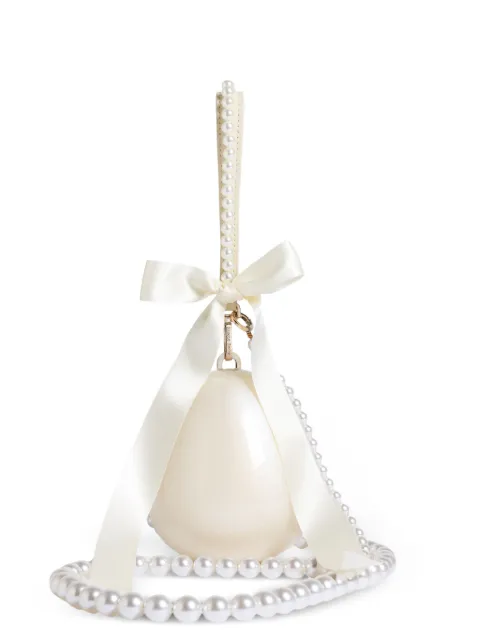 Simone Rocha Pearl Egg bow clutch bag