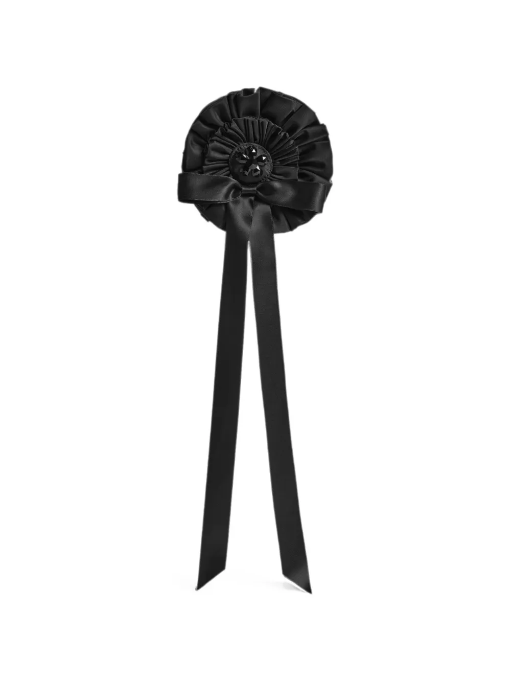 Simone Rocha Ribbon Rosette tassenbedel Zwart