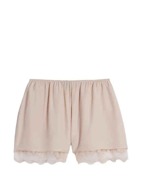 Simone Rocha lace-trim shorts
