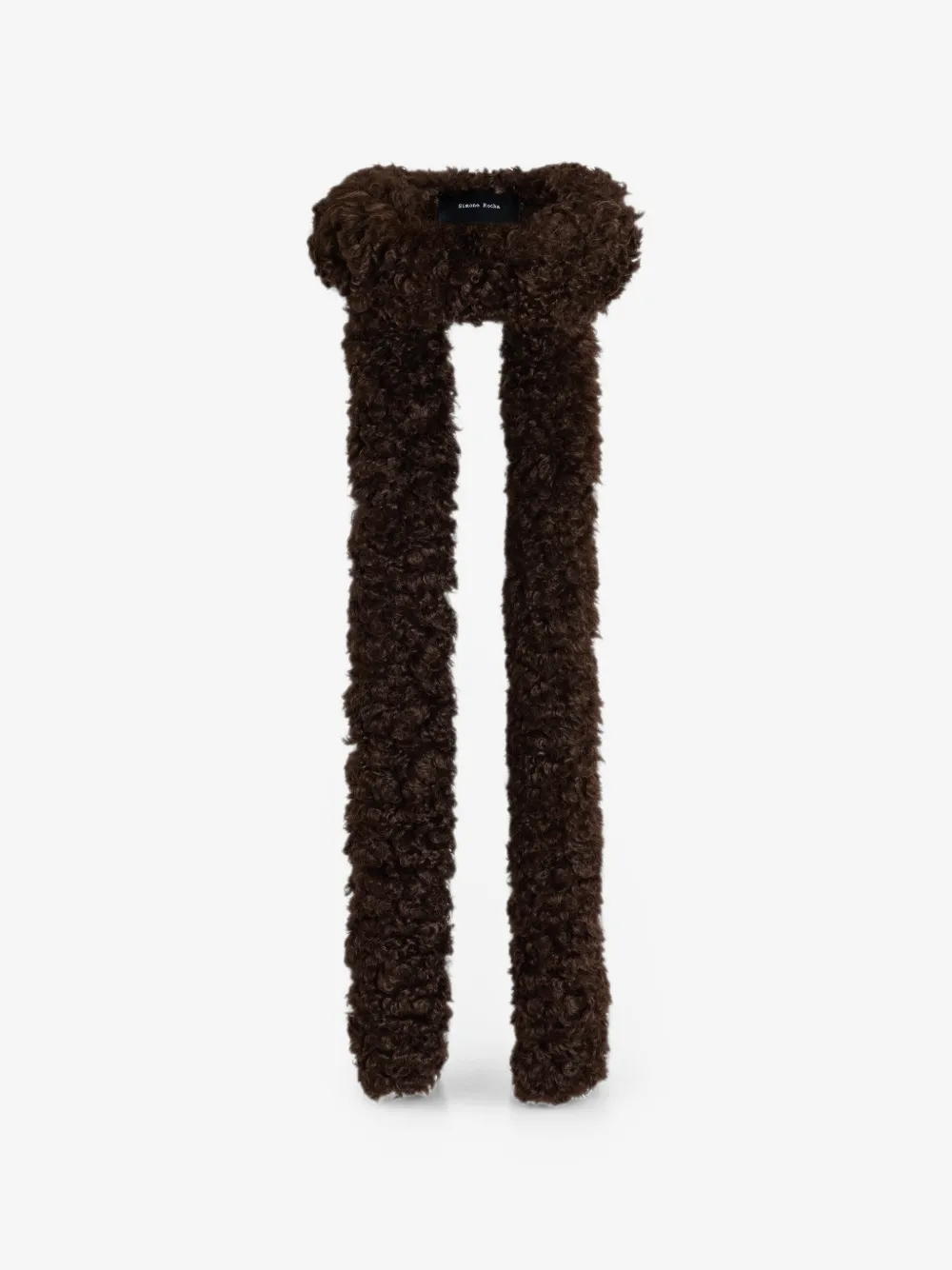 faux-fur skinny scarf