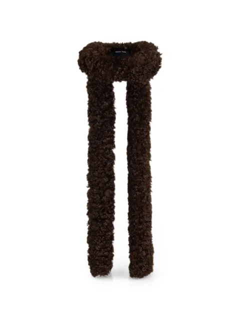 Simone Rocha faux-fur skinny scarf