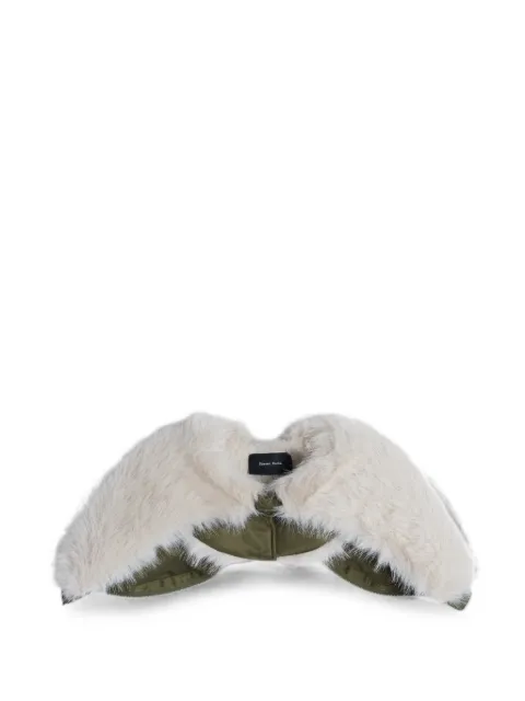 Simone Rocha faux-fur zip-up hood