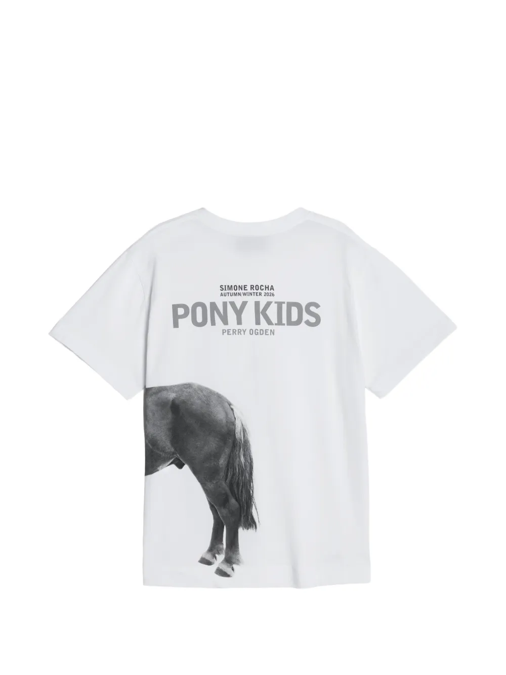 Simone Rocha T-shirt met print Wit