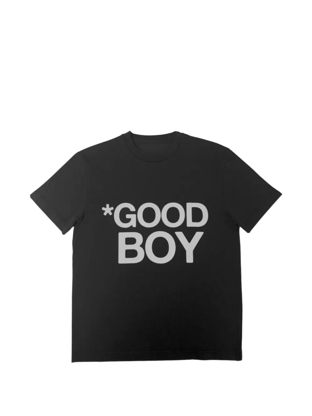 Geordie Campbell slogan-print cotton T-shirt - Nero
