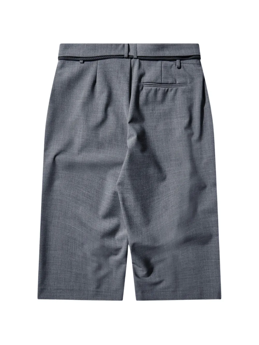 Ottolinger Asymmetrische shorts met bandjes Grijs