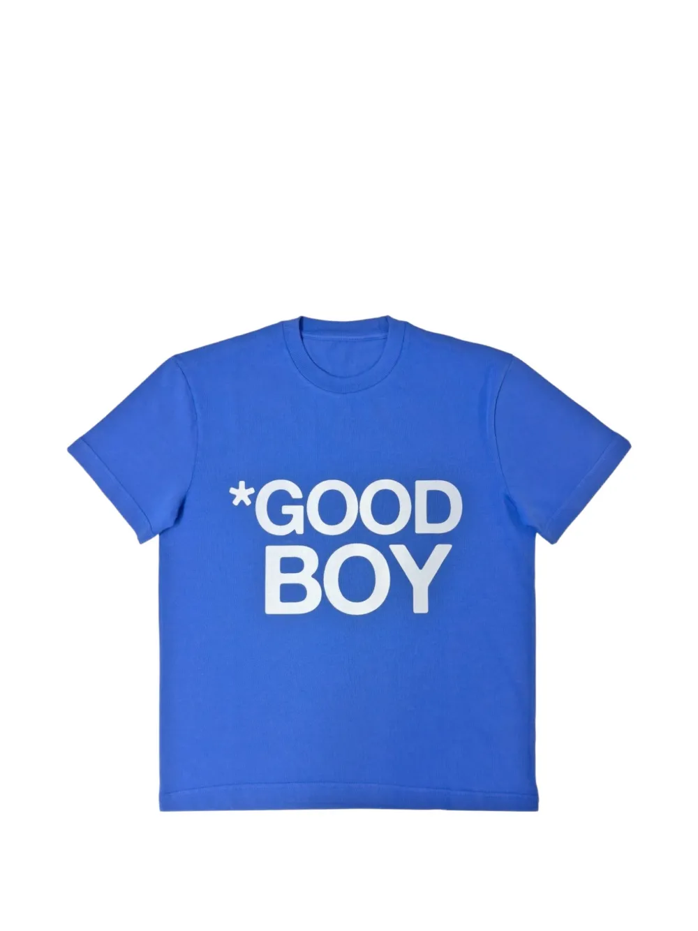 Geordie Campbell slogan-print T-shirt - Blu