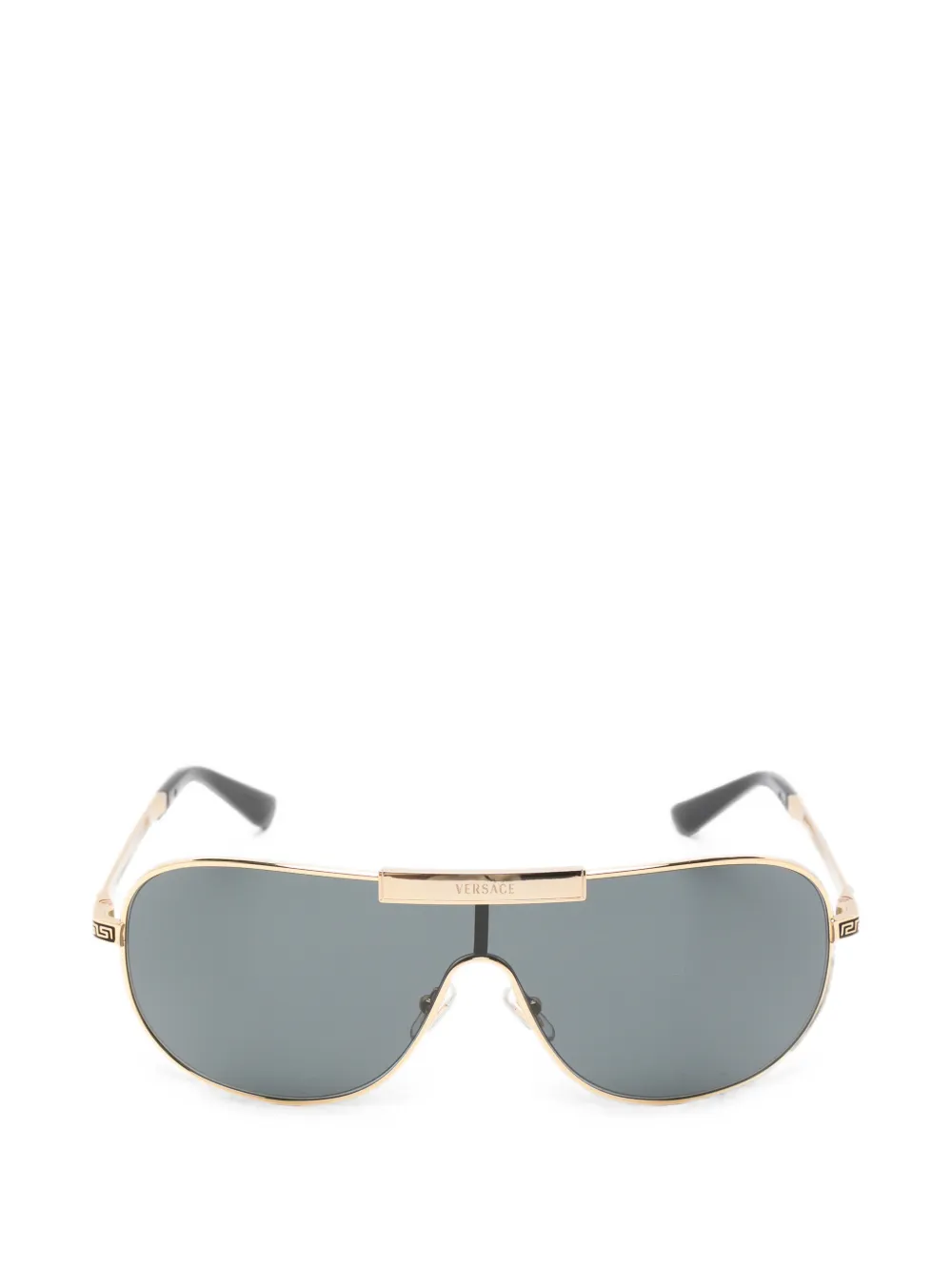 Versace Eyewear Greca Flow Mask Pilotenbrille - Gold