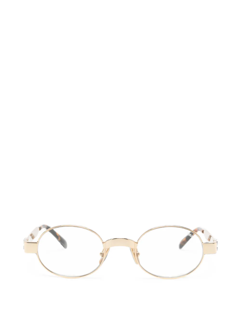 Miu Miu Eyewear oval-frame glasses - Oro