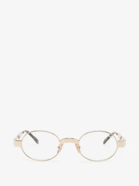 Miu Miu Eyewear lentes con armazón ovalada