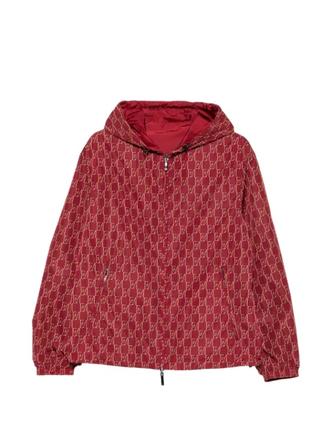 Emporio Armani monogram-print reversible jacket