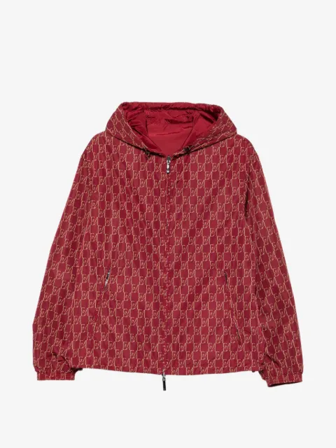 Emporio Armani monogram-print reversible jacket