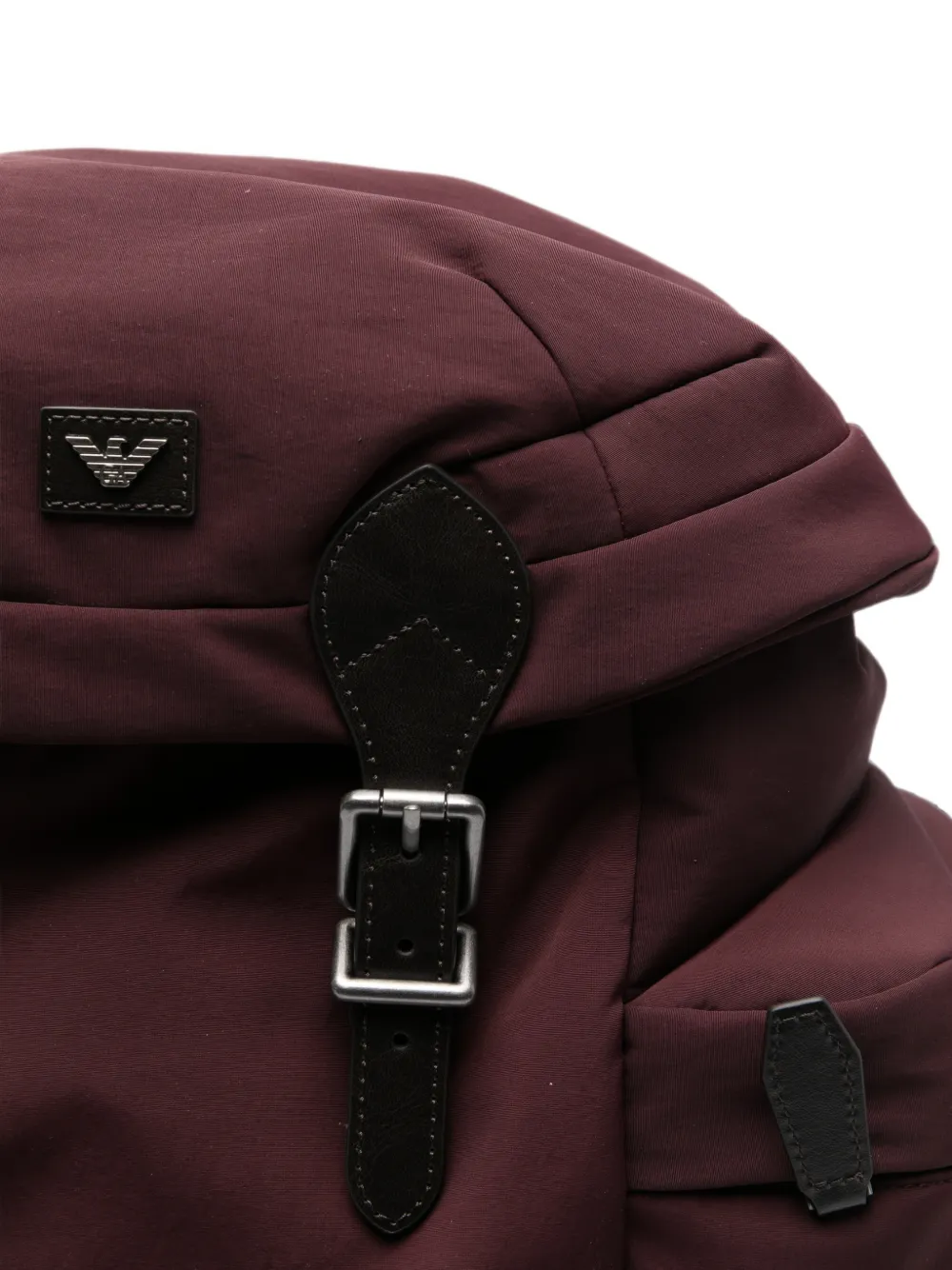 Emporio Armani Rugzak met gespsluiting Rood