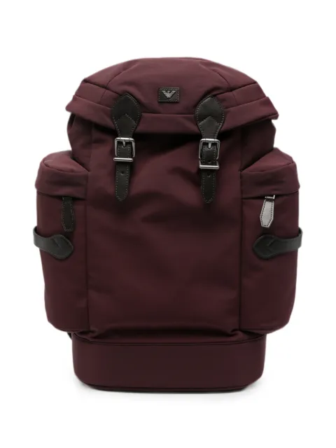 Emporio Armani buckle-fastening backpack