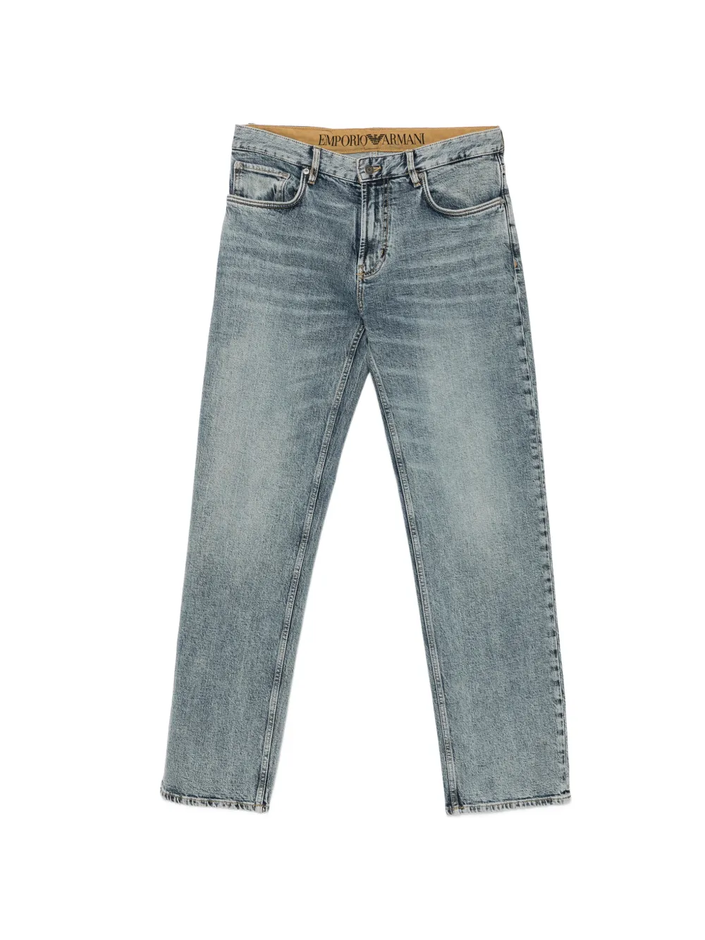 Emporio Armani Jeans con effetto schiarito - Blu