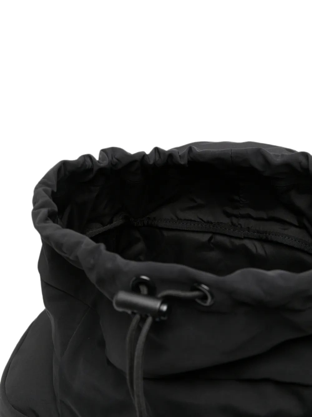 Emporio Armani Rugzak met logoplakkaat en gespsluiting Zwart